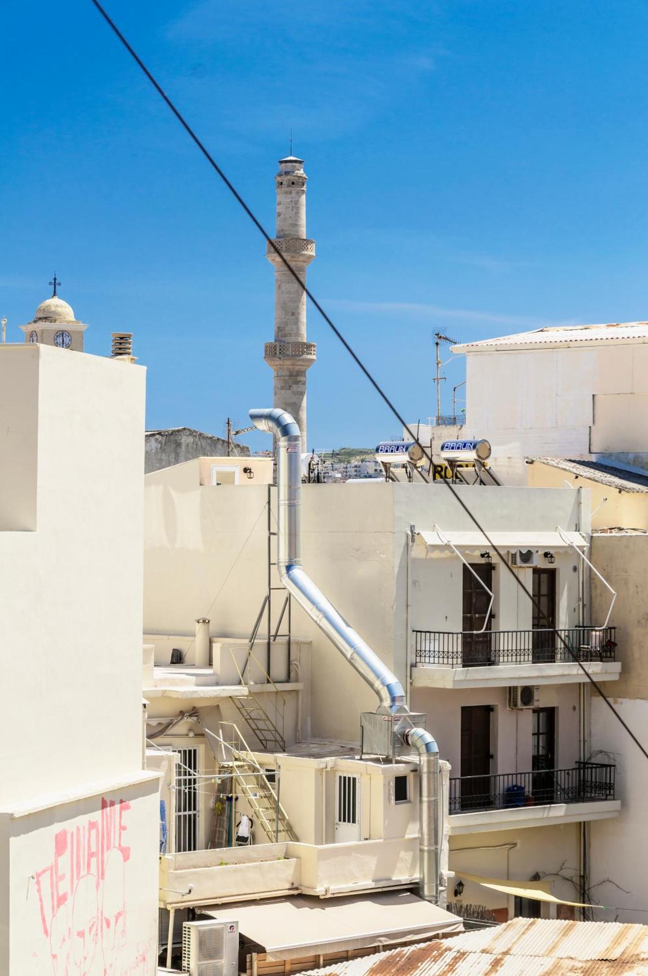 Sophia'S Castle View Apartment Chrissi Akti Chania Exterior foto
