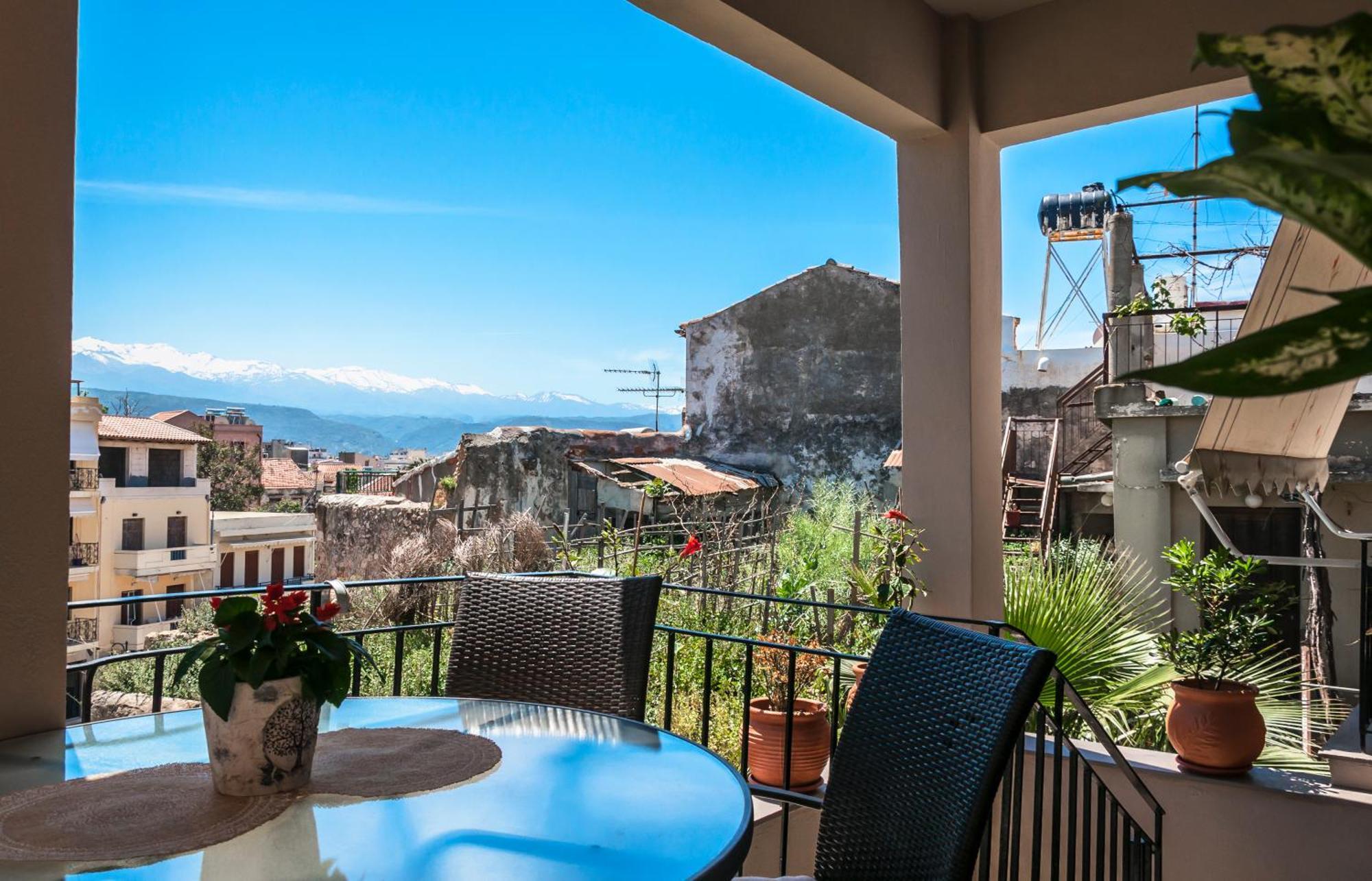 Sophia'S Castle View Apartment Chrissi Akti Chania Exterior foto