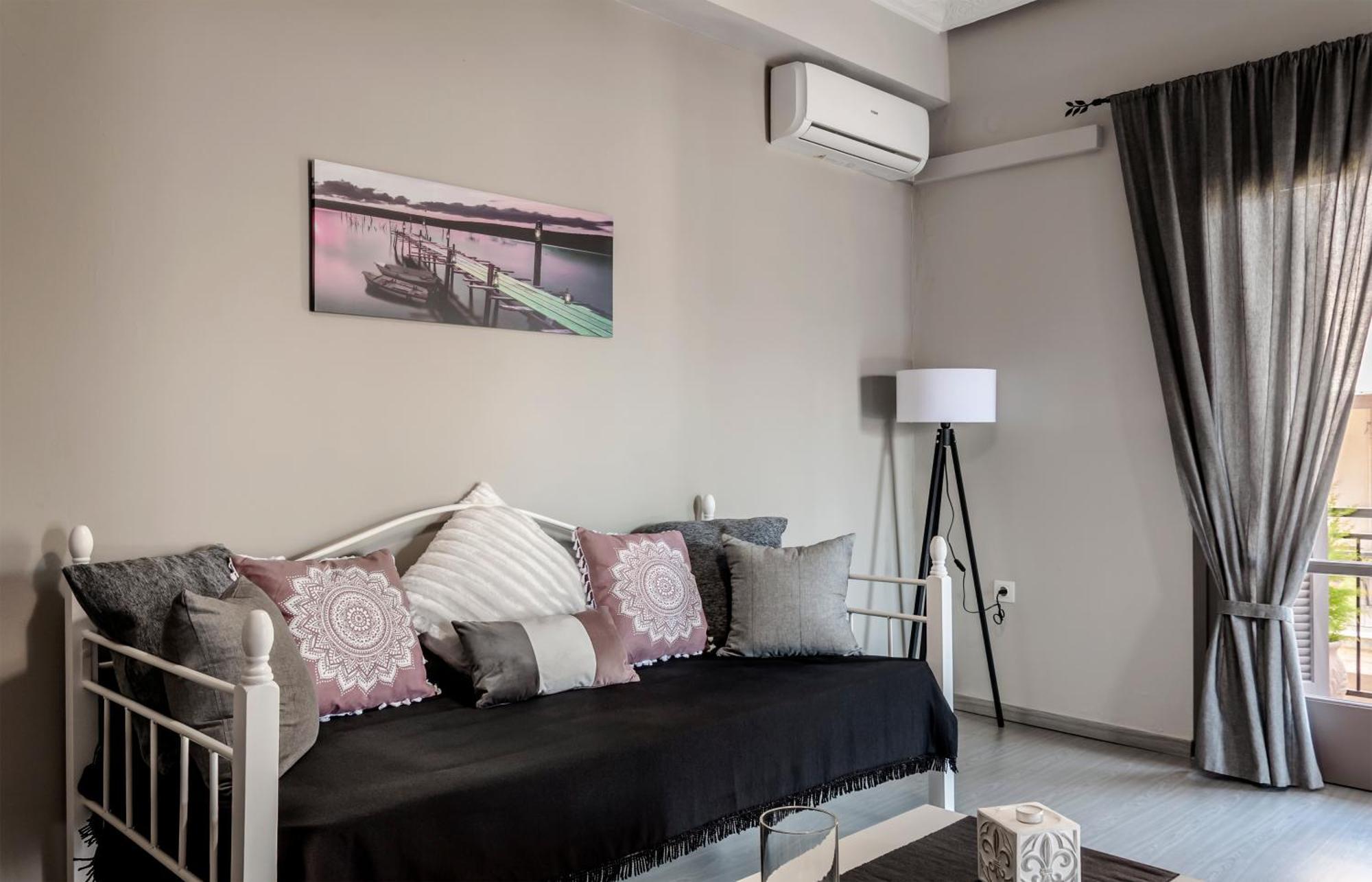 Sophia'S Castle View Apartment Chrissi Akti Chania Exterior foto