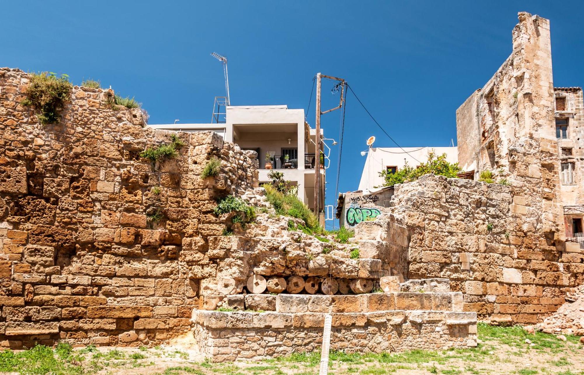 Sophia'S Castle View Apartment Chrissi Akti Chania Exterior foto