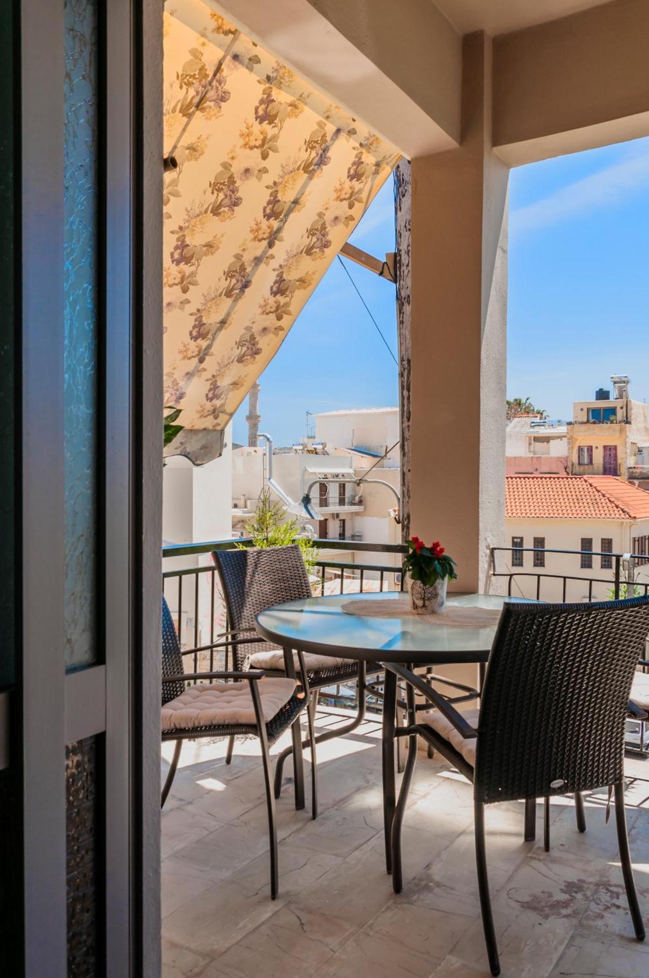 Sophia'S Castle View Apartment Chrissi Akti Chania Exterior foto